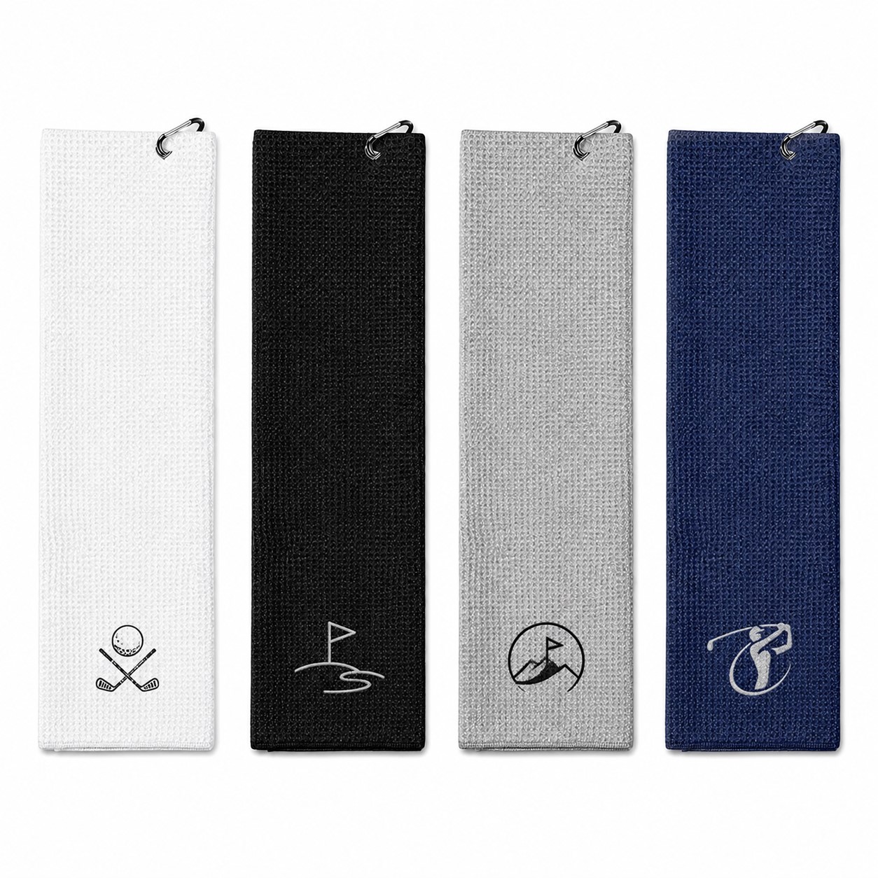 Microfiber Golf Towel With Aluminum Carabiner