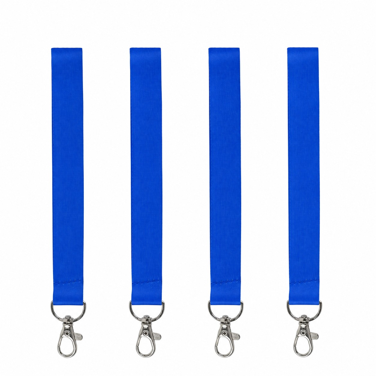 Polyester Wrist Keychain Strap — Blue