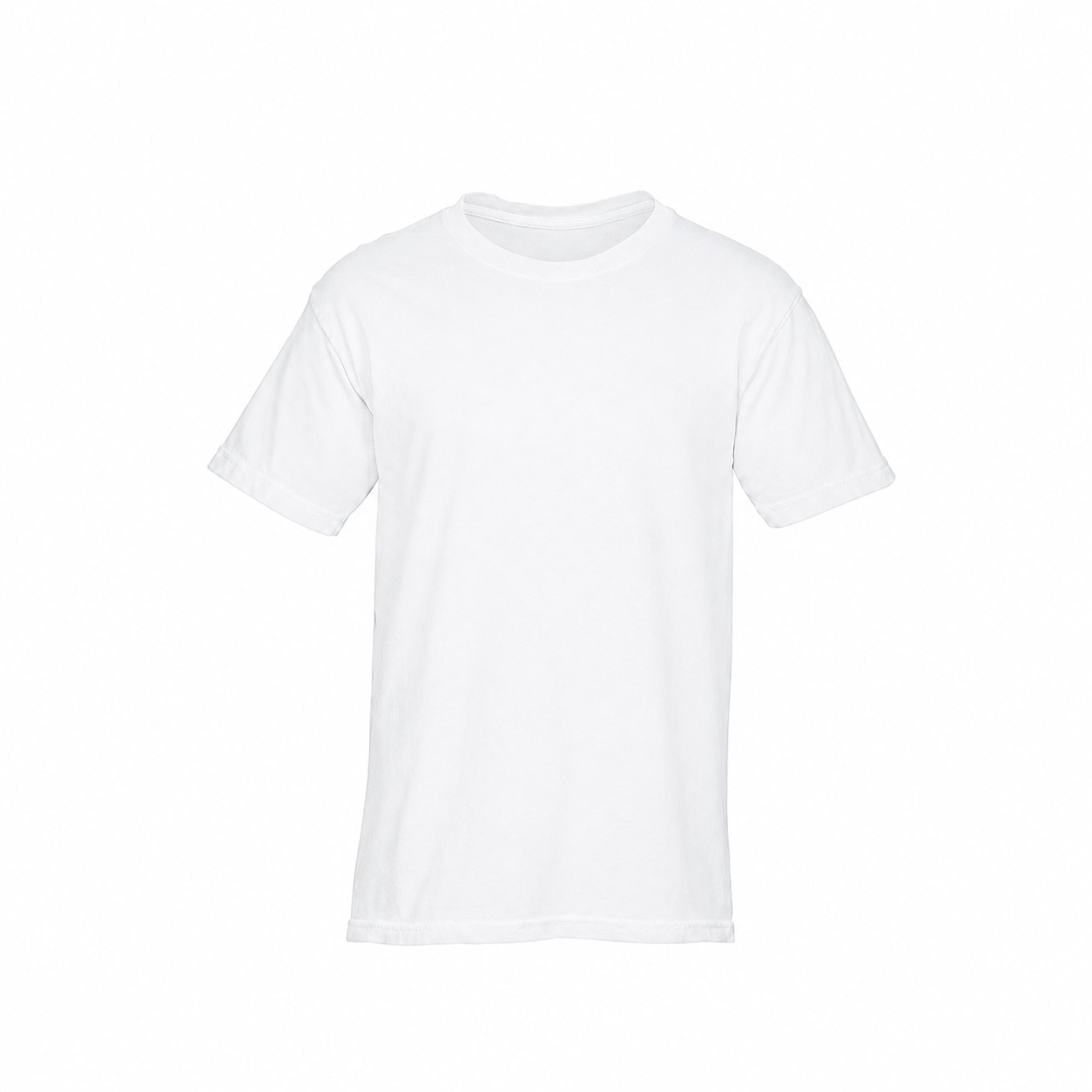 Garment-Dyed Ringspun Cotton T-Shirt — White
