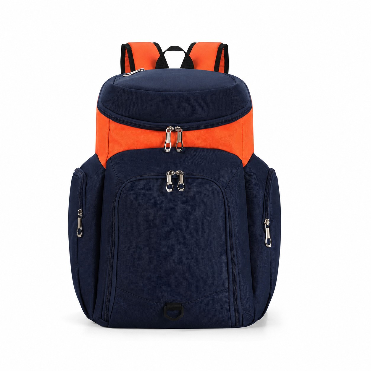 600D Polyester Roomy Backpack — Navy Blue