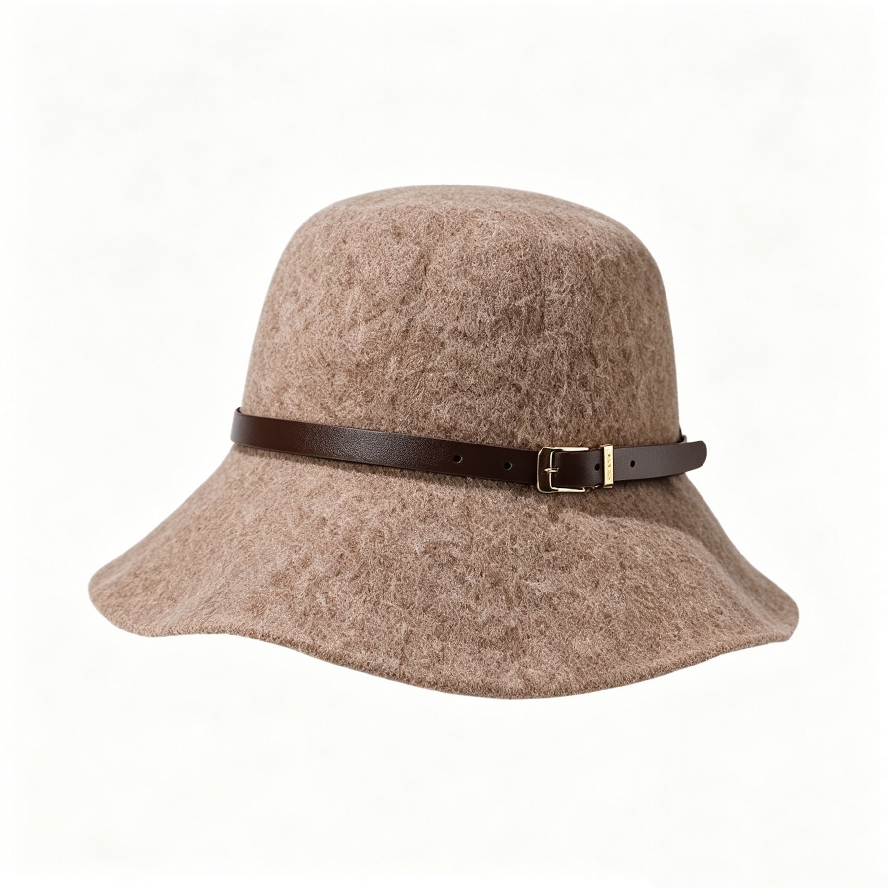 Wool Blend Belted Basin Hat — view 2
