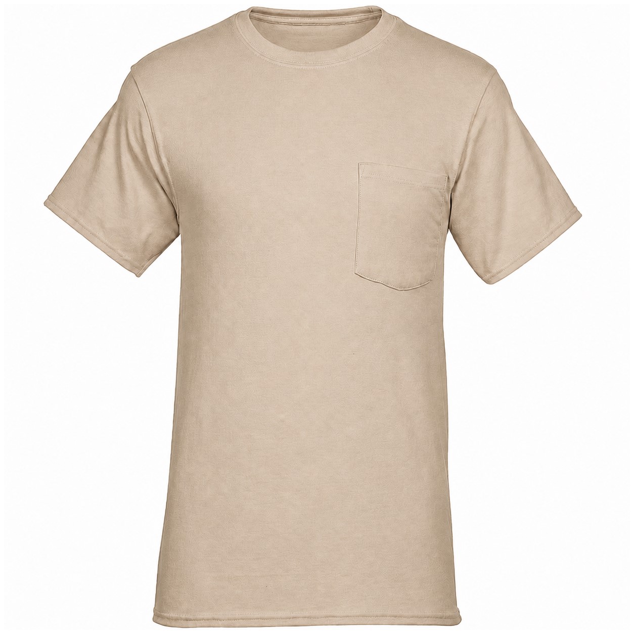Reinforced Pocket Workwear T Shirt — Tan Beige