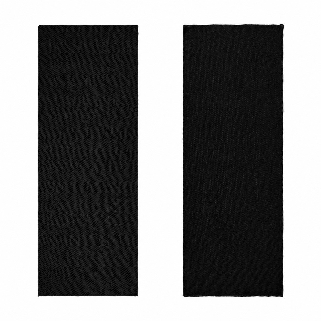 Quick Cooling Polyester Towel — Black