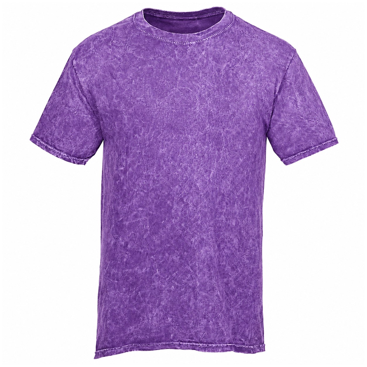 Vintage Wash Cotton Tie Dye Shirt — Purple