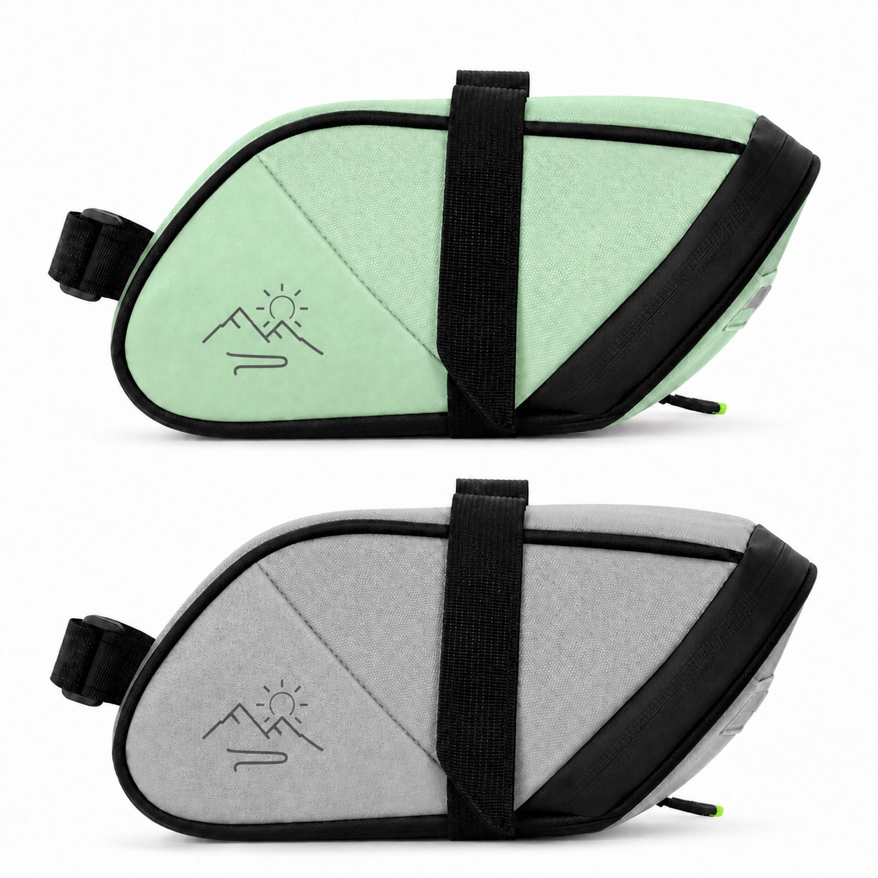 Compact Waterproof Fabric Saddle Bag