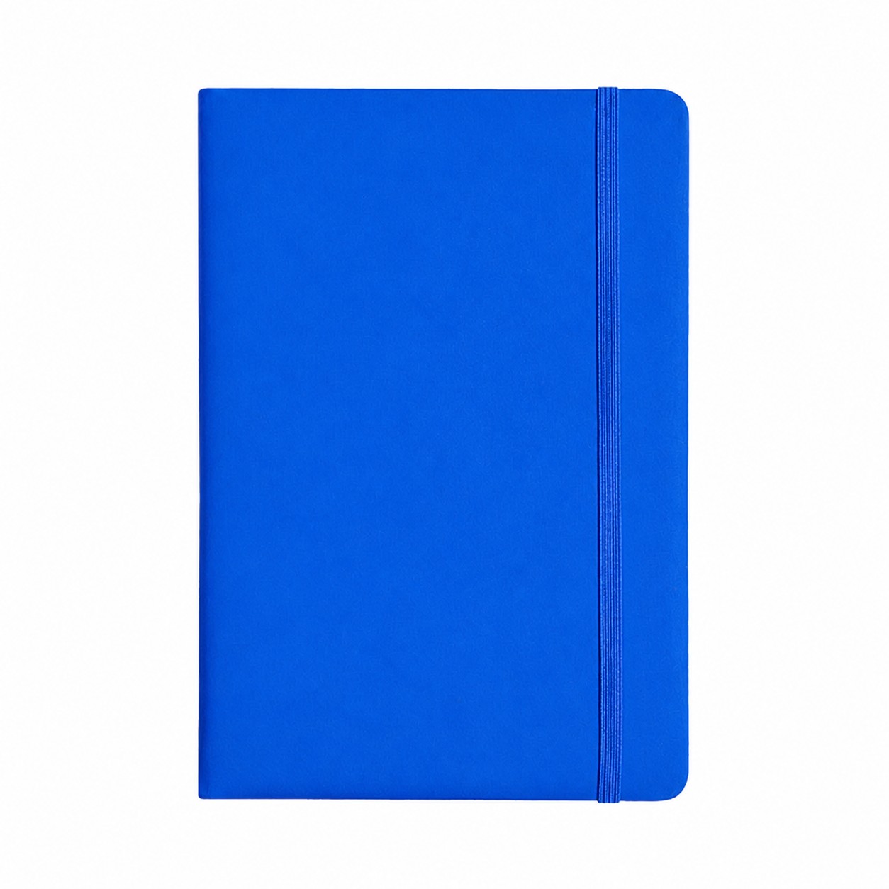 A5 PU Leather Hardcover Notebook — Blue