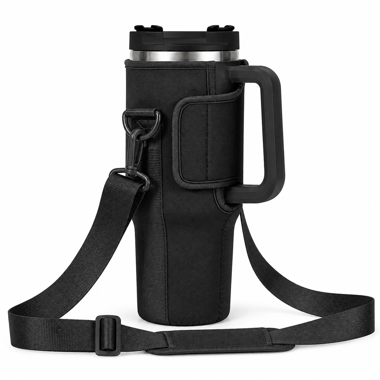 Synthetic Rubber Handled Cup Shoulder Carrier — view 2