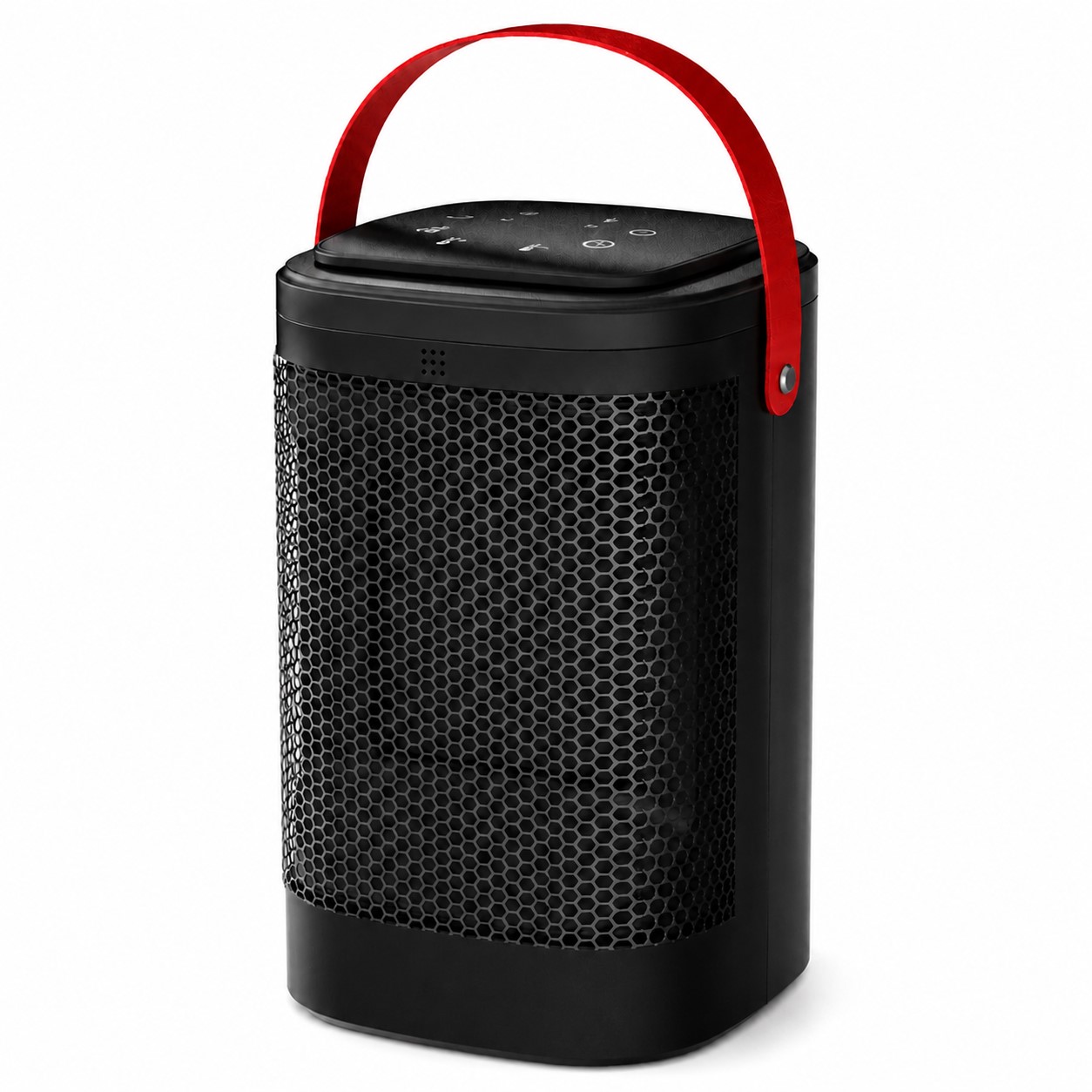 Portable Ceramic Indoor Space Heater — Red