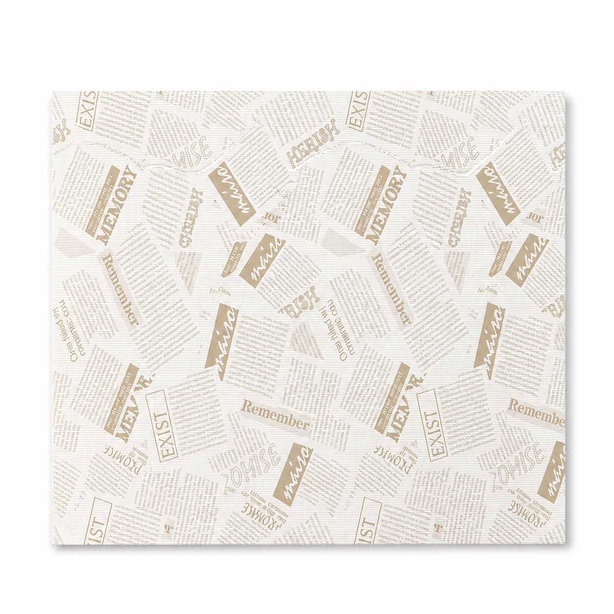 Square Deli Wax Paper Sheets — Beige