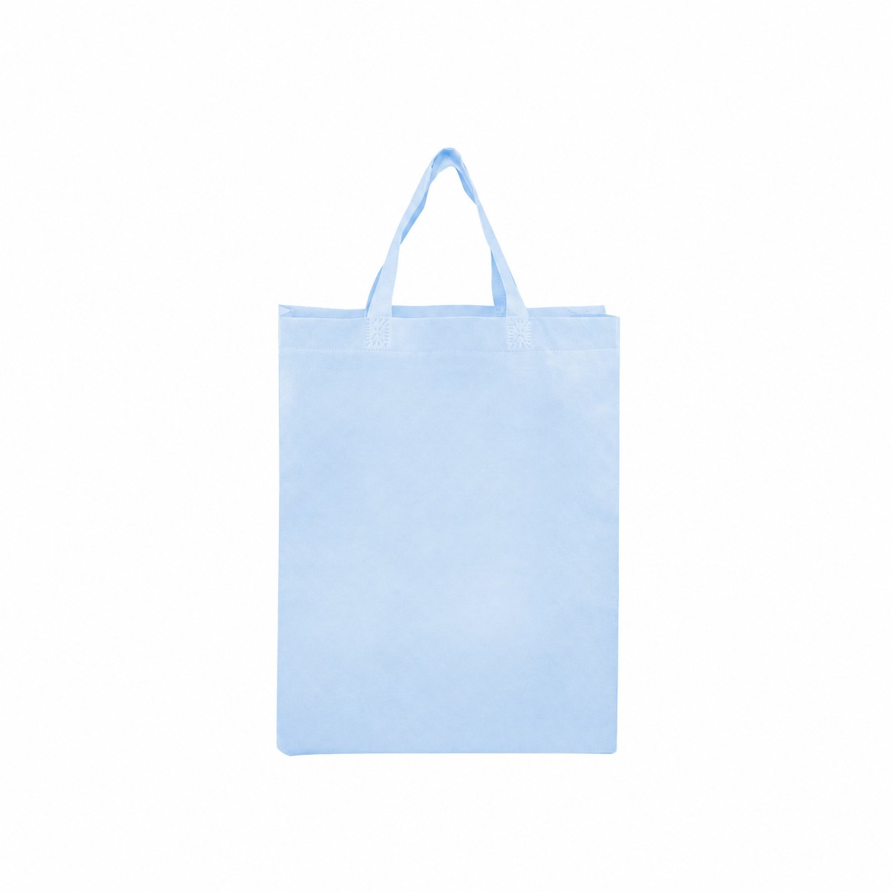 4" Gusset Tote Bag — Light Blue