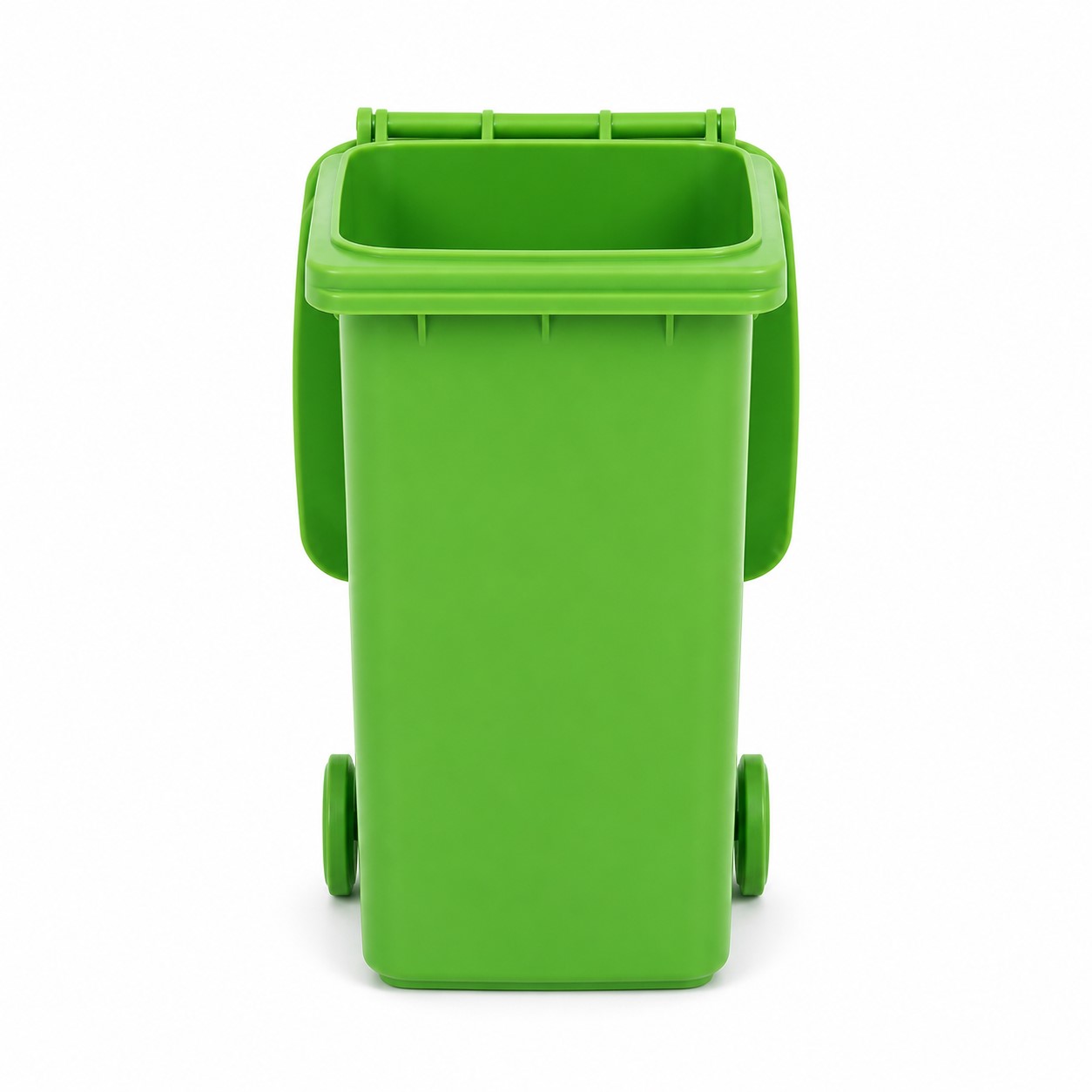 Mini Wheeled Trash Can Pen Holder — view 2