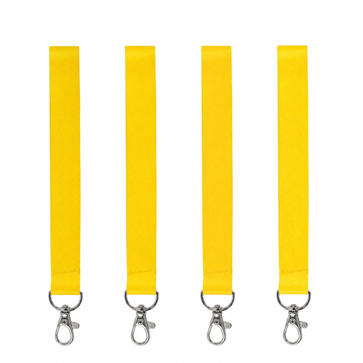 Polyester Wrist Keychain Strap — Yellow