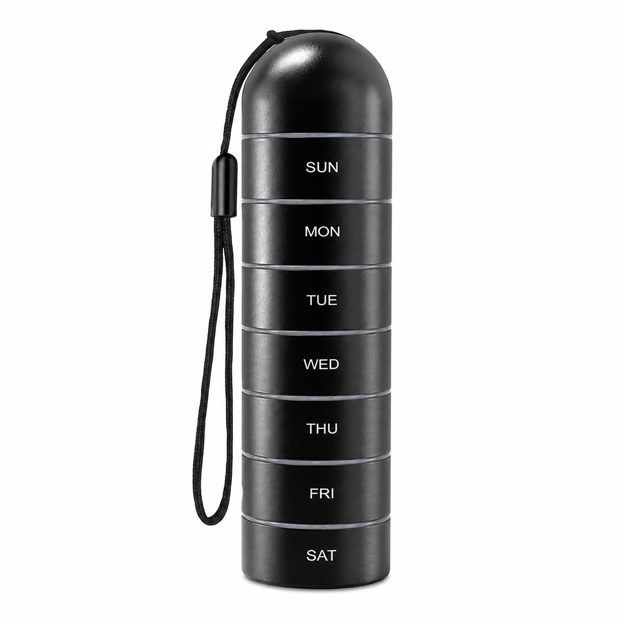 Seven Tier Aluminum Weekly Pill Organizer — view 2