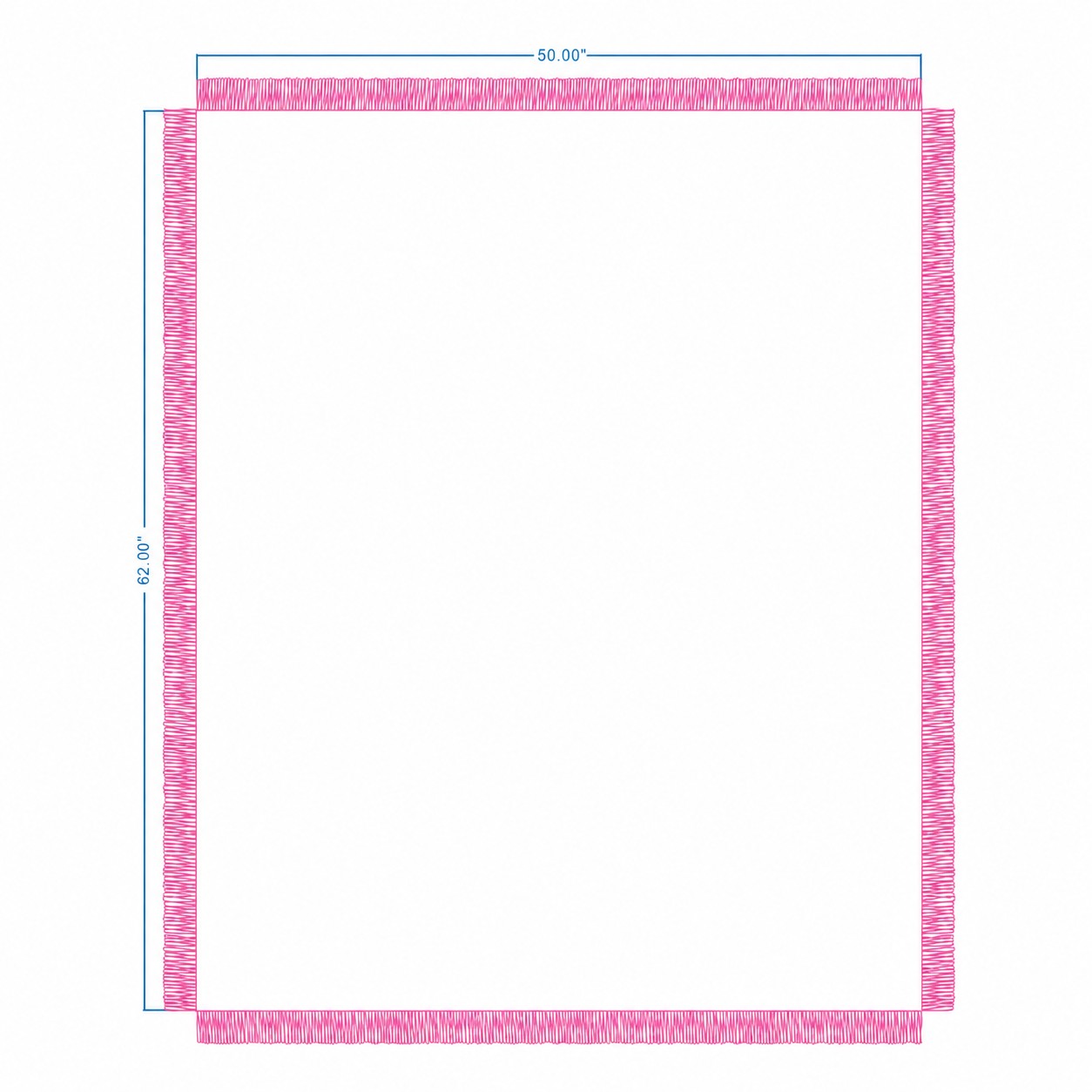 Jacquard Woven Throw Blanket — Pink