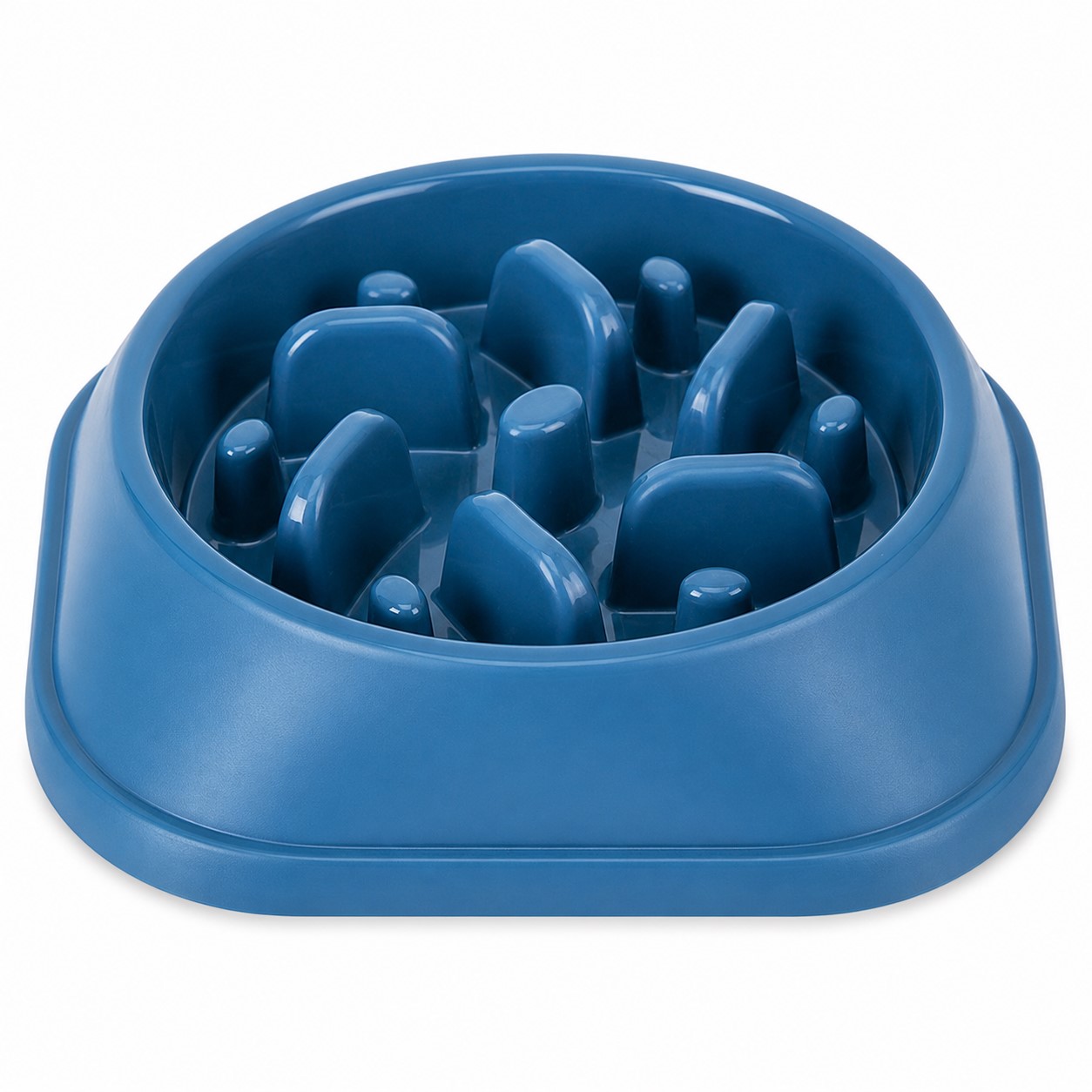 Polypropylene Slow Feed Dog Bowl With Dividers — view 2