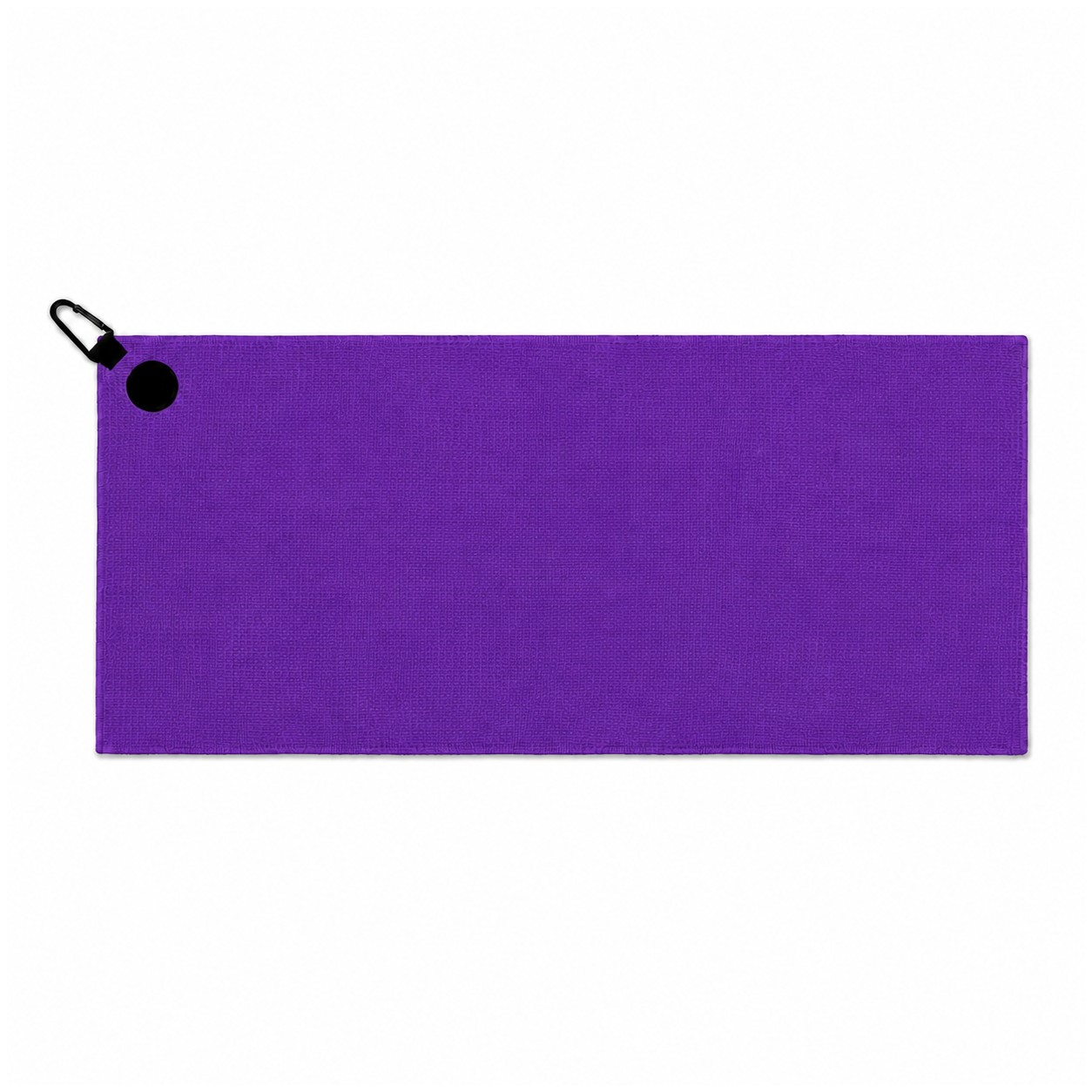 Waffle Polyester Magnetic Golf Towel — Purple