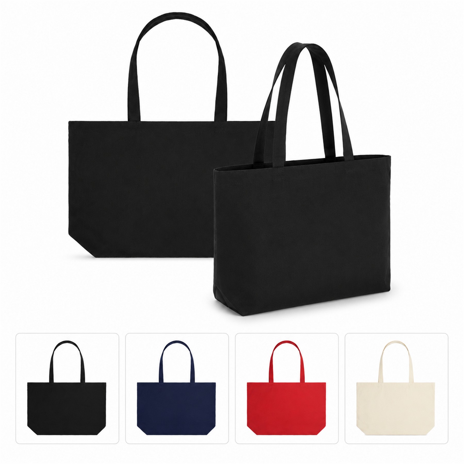 Structured Bottom Tote Bag