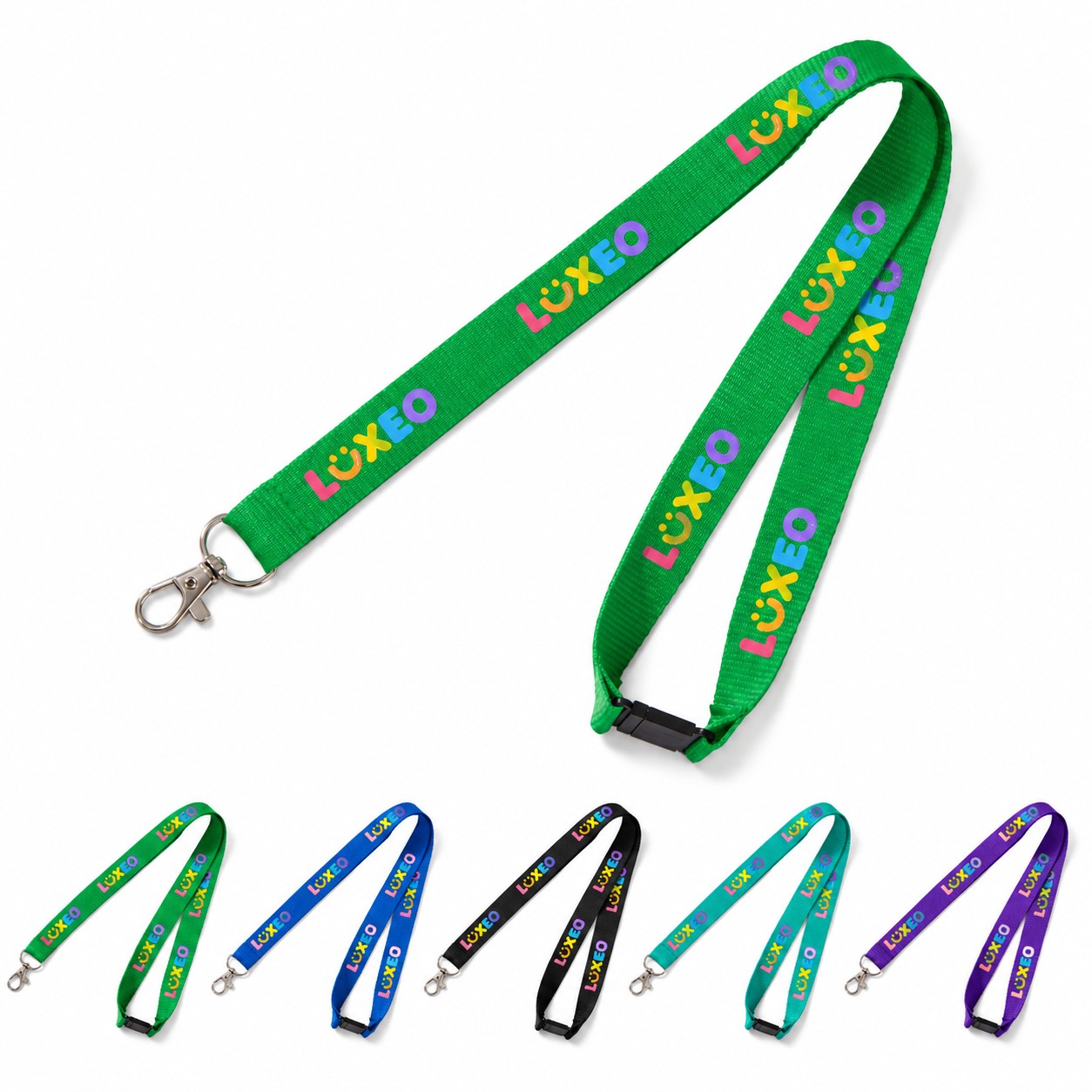Three Quarter Inch Polyester Breakaway Lanyard