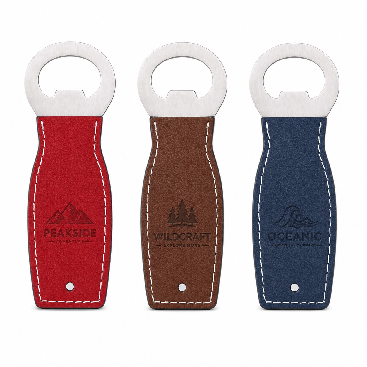 Stainless Steel Bottle Opener With PU Grip