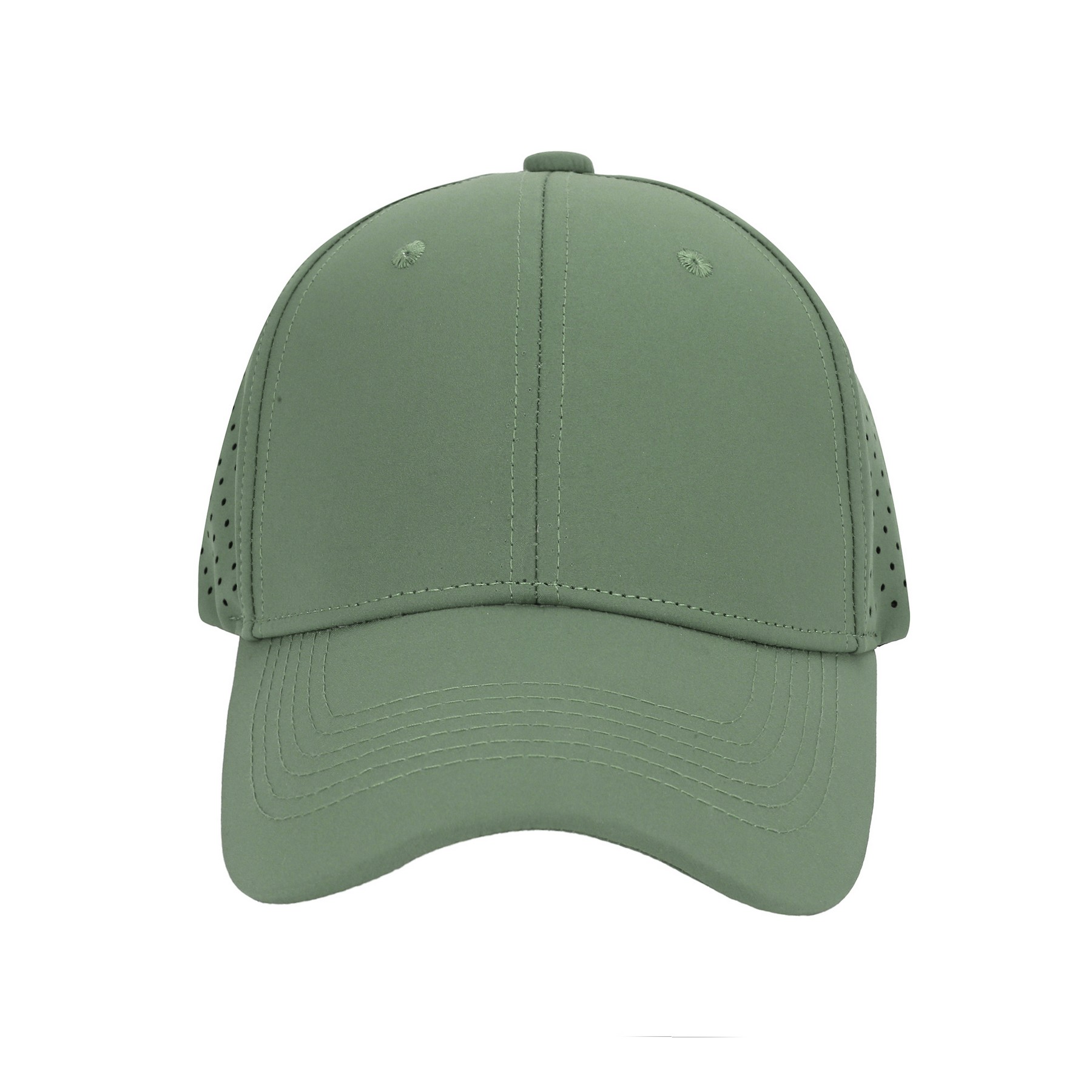 22.8-Inch Polyester Six-Panel Baseball Cap — view 2