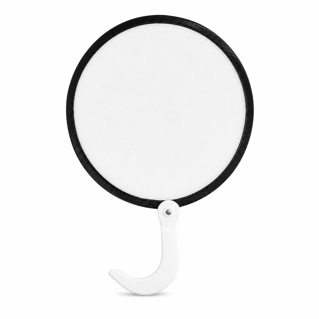 Round Twist Frame Nylon Hand Fan — view 2