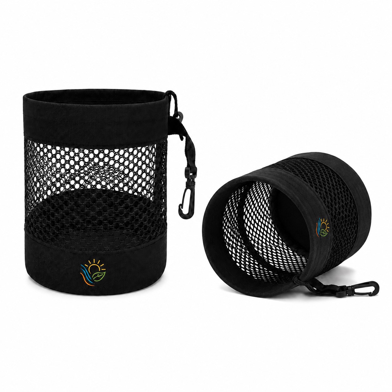 Hooked Polyester Mesh Golf Ball Bag