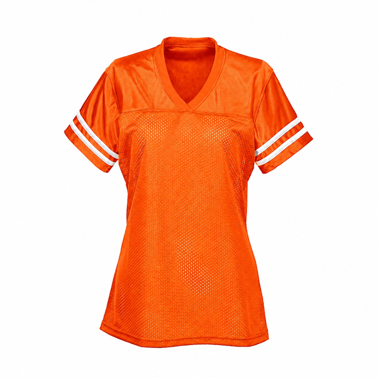 Ladies Polyester Mesh Team Jersey — Orange