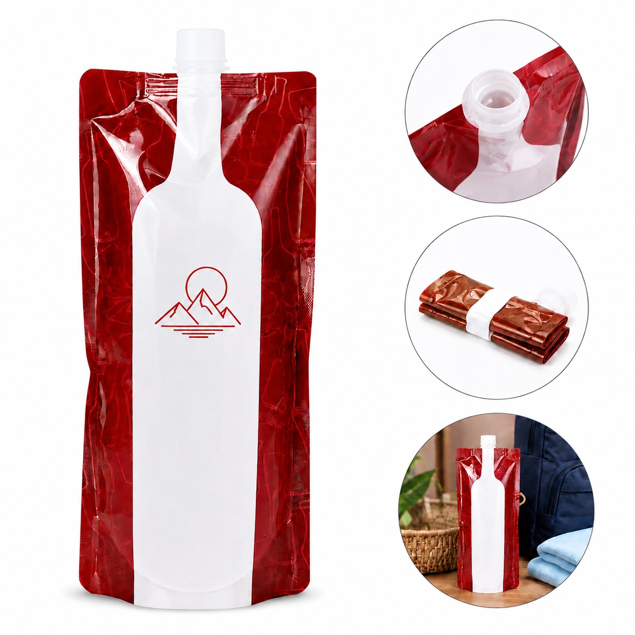 Collapsible Silicone Beverage Container