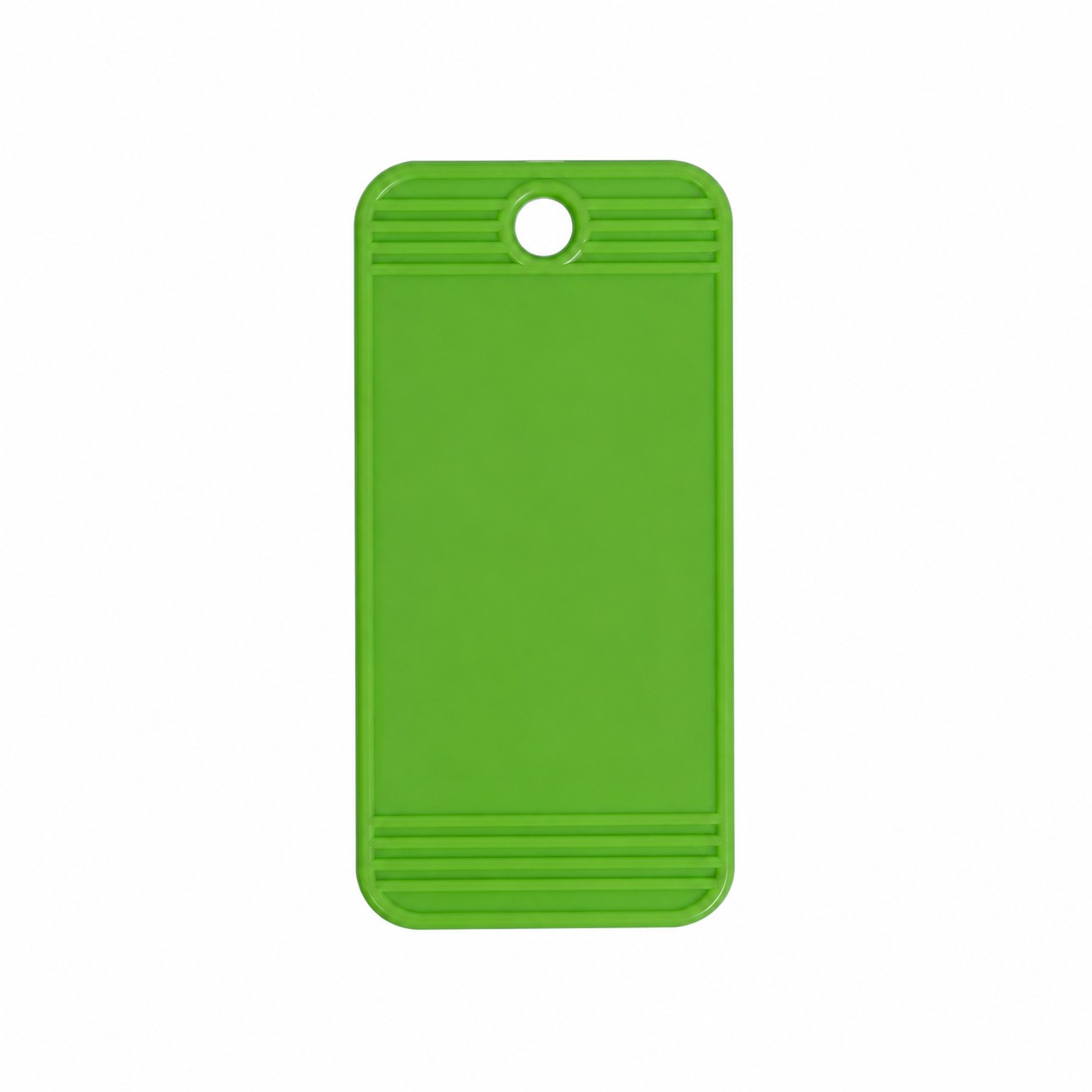 Rectangle Motel Plastic Key Tag — Grass Green