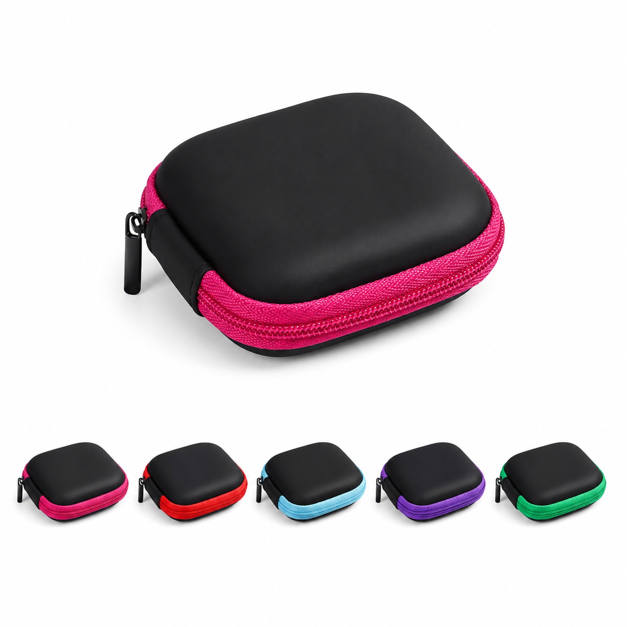 PU Earphone Cable Organizer Case