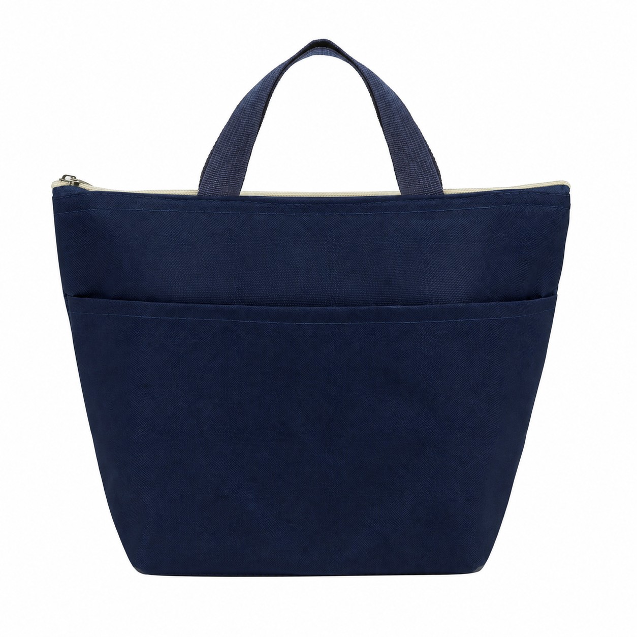 300D Polyester Insulated Lunch Bag — Navy Blue