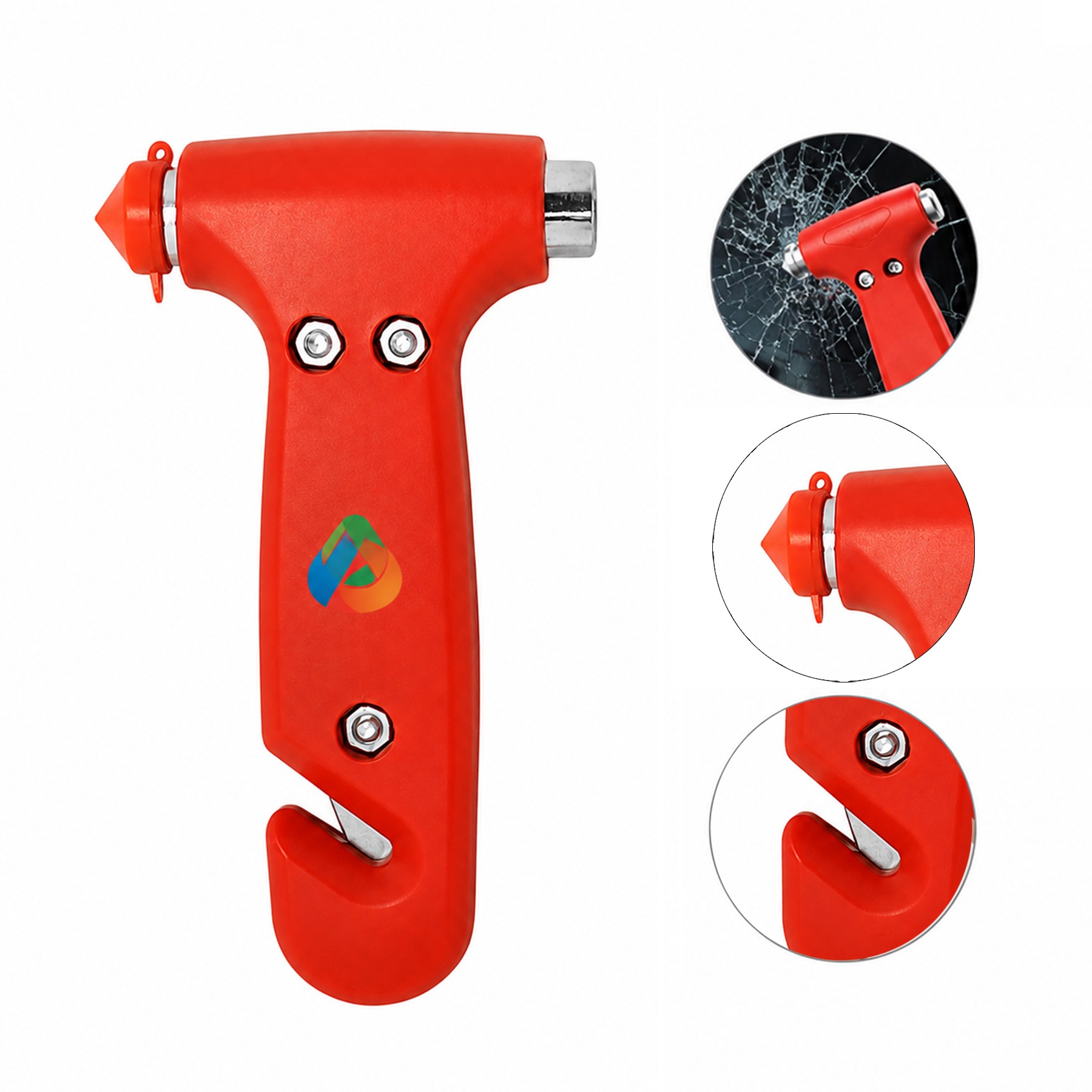 ABS Steel Vehicle Escape Hammer With Belt Cutter