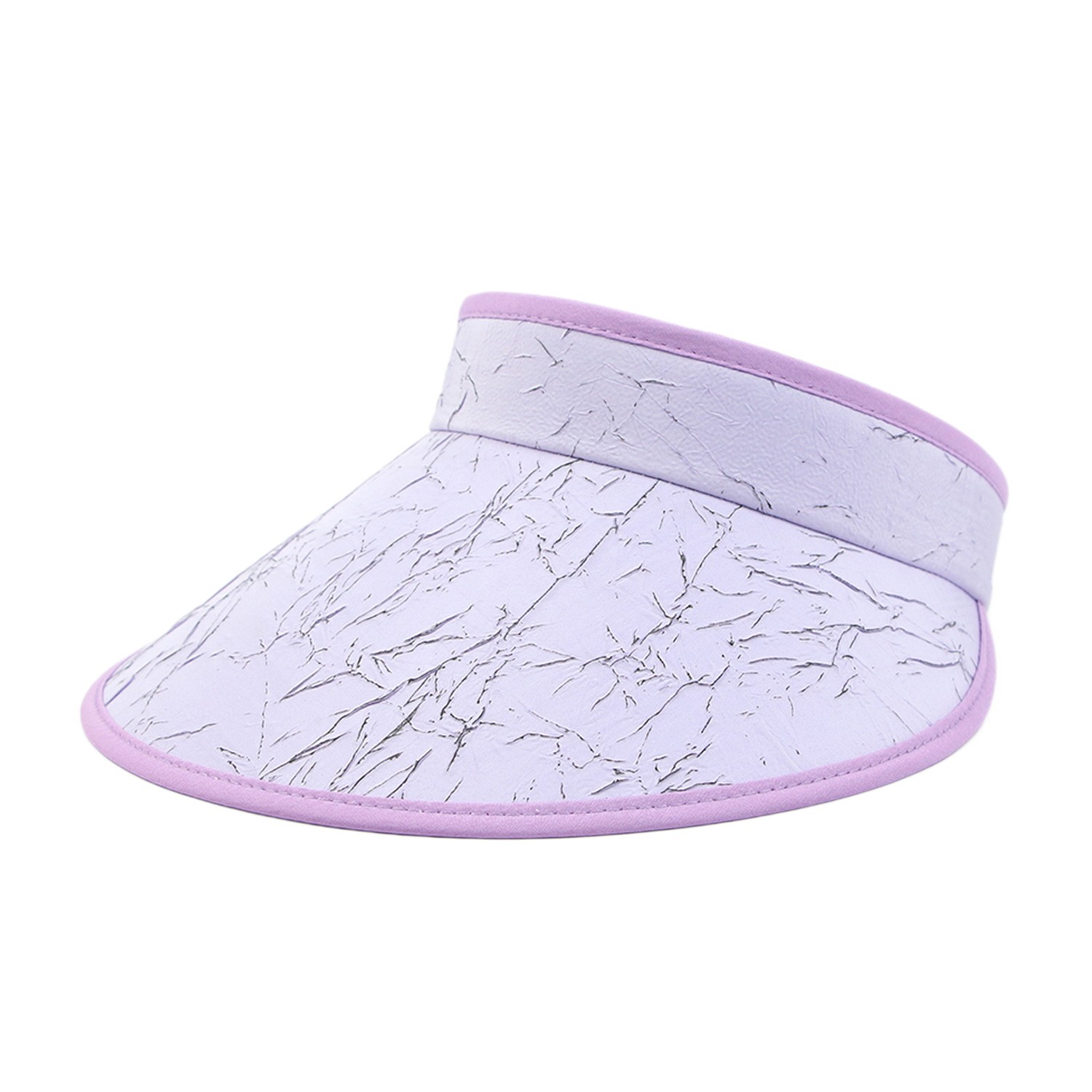 Polyester Foldable Open Crown Visor — view 2
