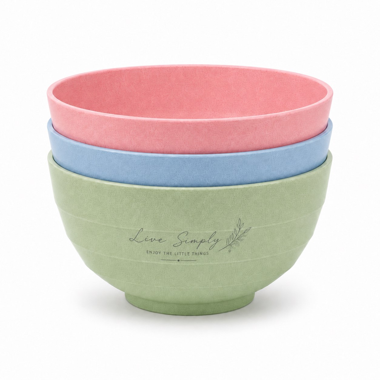 Lightweight Wheat Straw Fiber Cereal Bowl