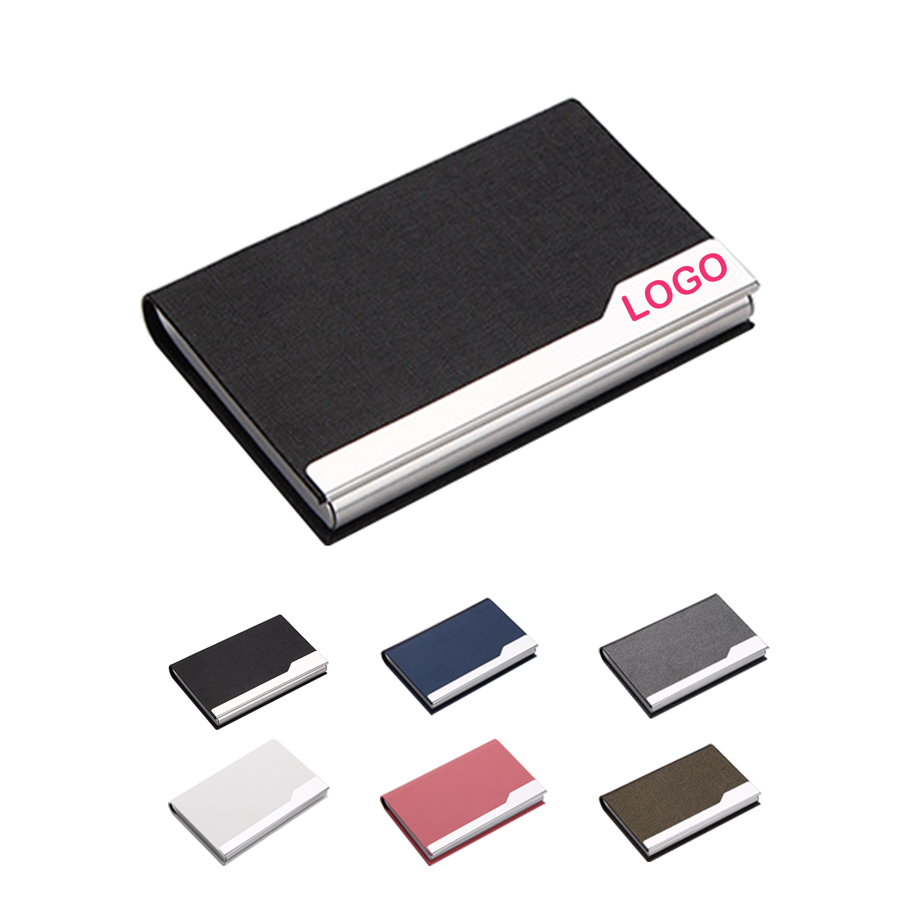 PU Stainless Card Holder Case