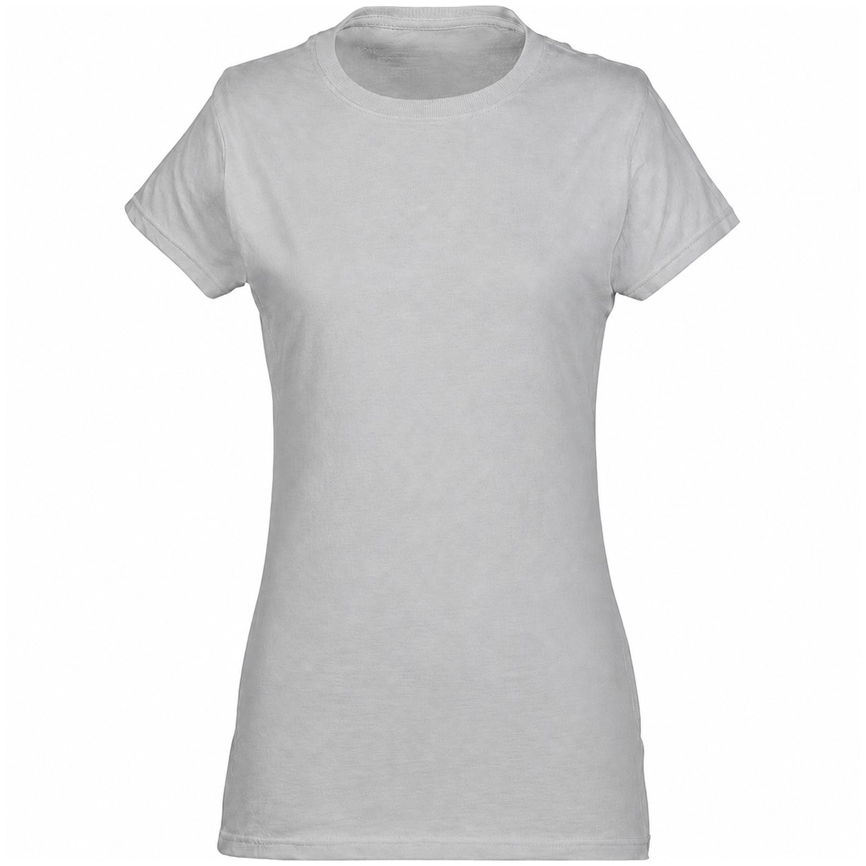 Ladies' Ringspun Cotton T-Shirt — Silver