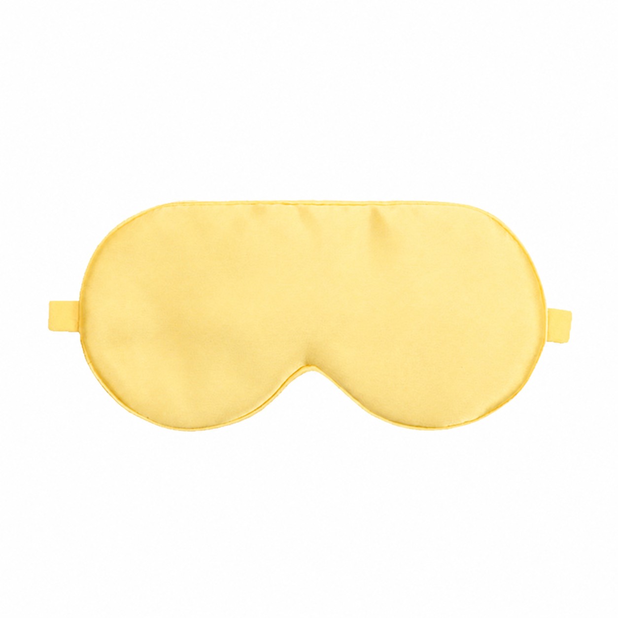 Silk Travel Sleep Mask — Yellow