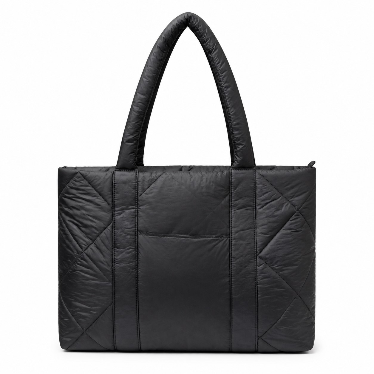 Polyester Quilted Tote With Padded Handles — view 2