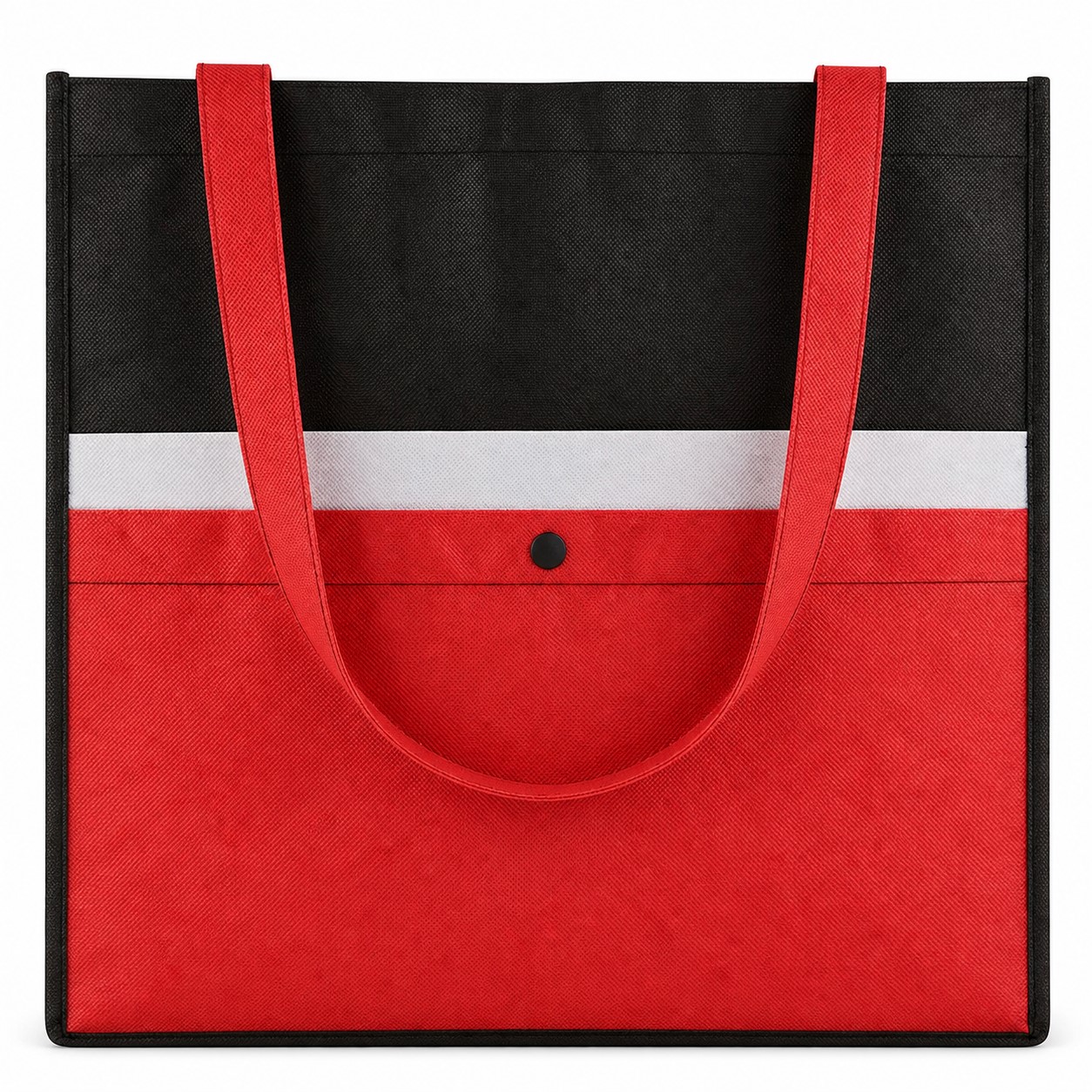Polyester Pocket Shopping Tote Bag — view 2