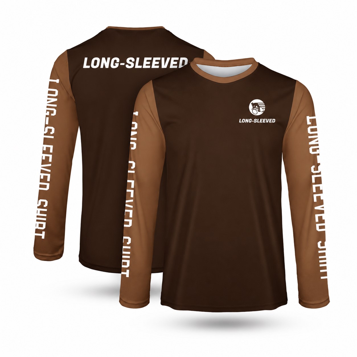 UPF Fishing Long Sleeve Shirt — Brown