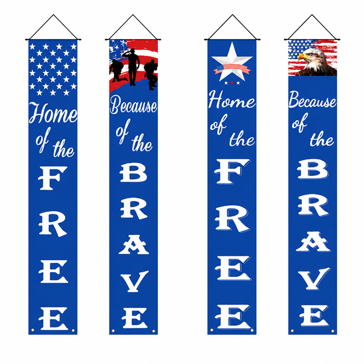 Oxford Patriotic Hanging Banner — view 3