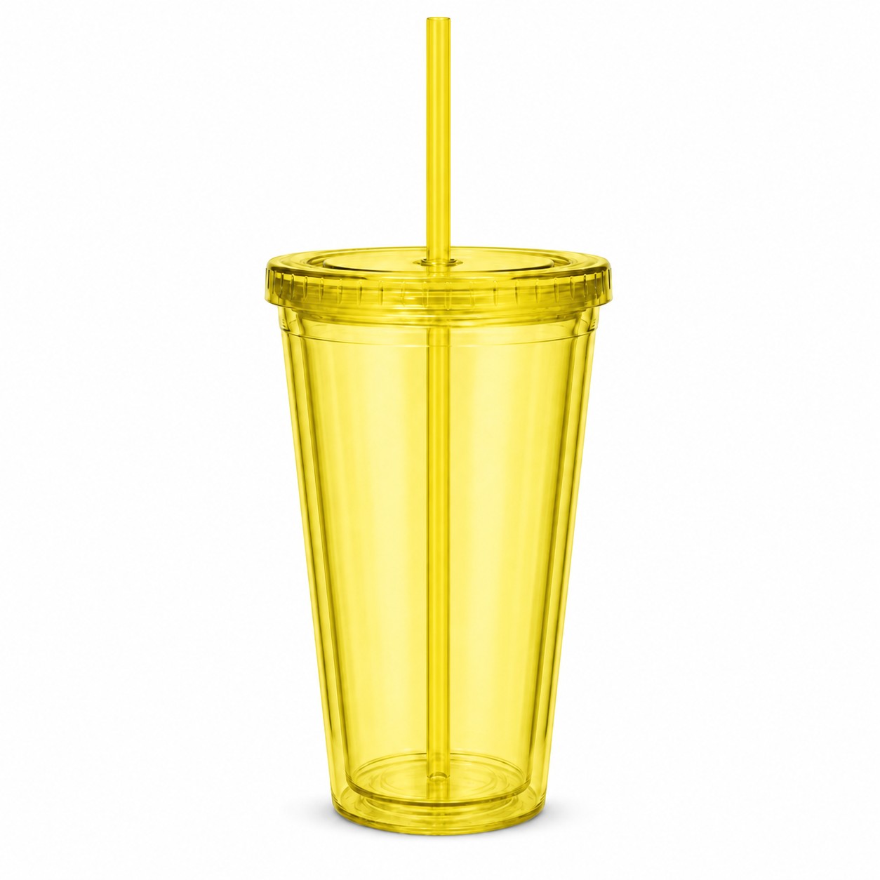 Double Wall 16 Oz Acrylic Journey Tumbler — Yellow