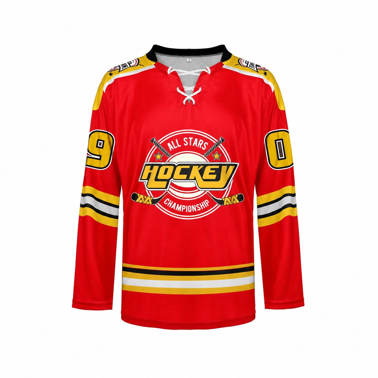 Polyester Performance Sports Jersey — Red