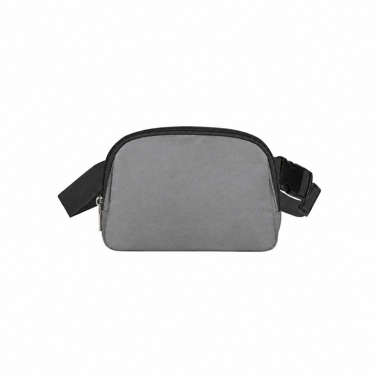 Zippered Storage Fanny Pack — Gray