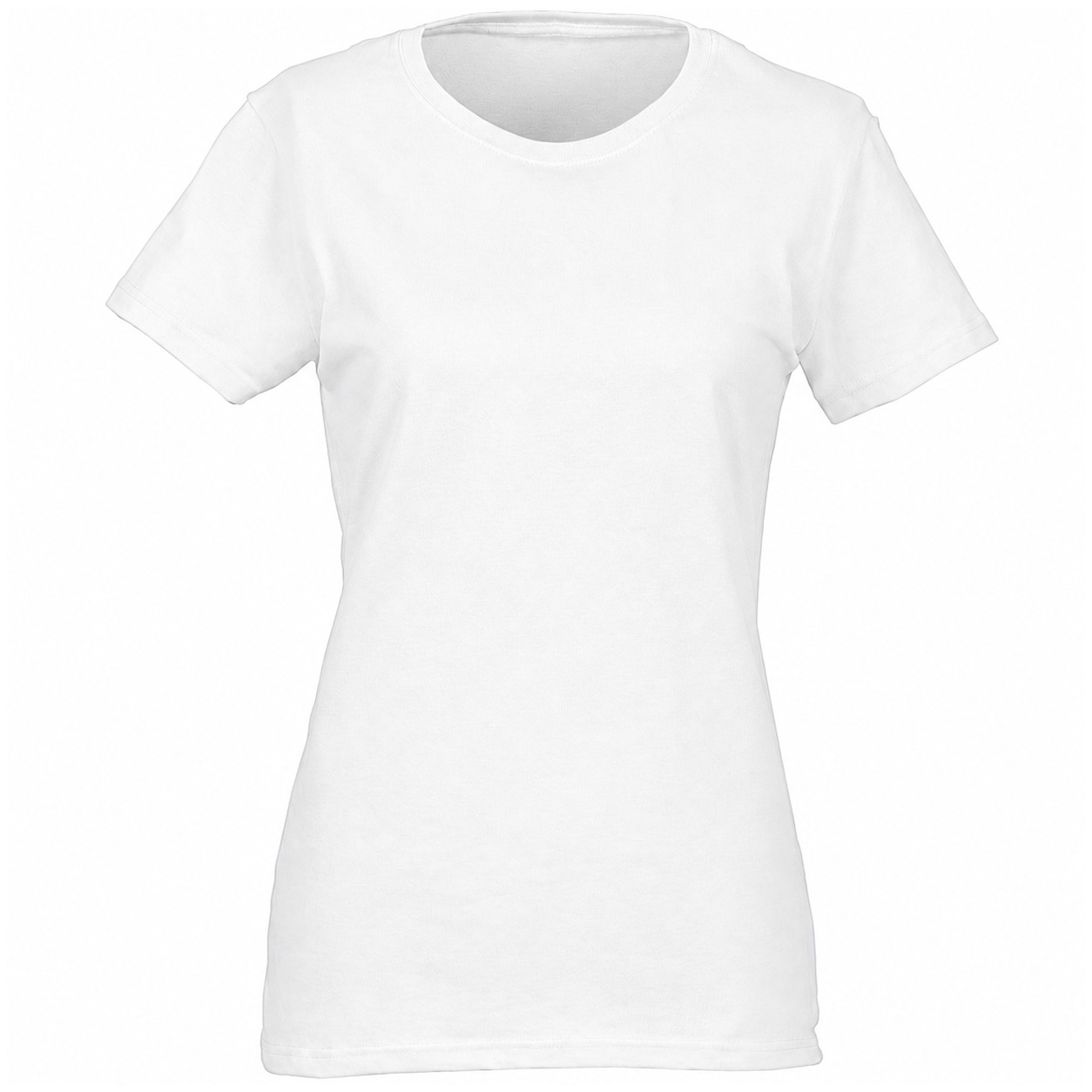 Ladies' Midweight Cotton T-Shirt — White