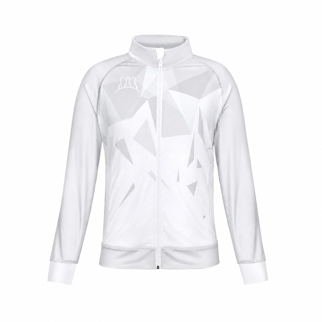 Full Zip Raglan Training Jacket — White
