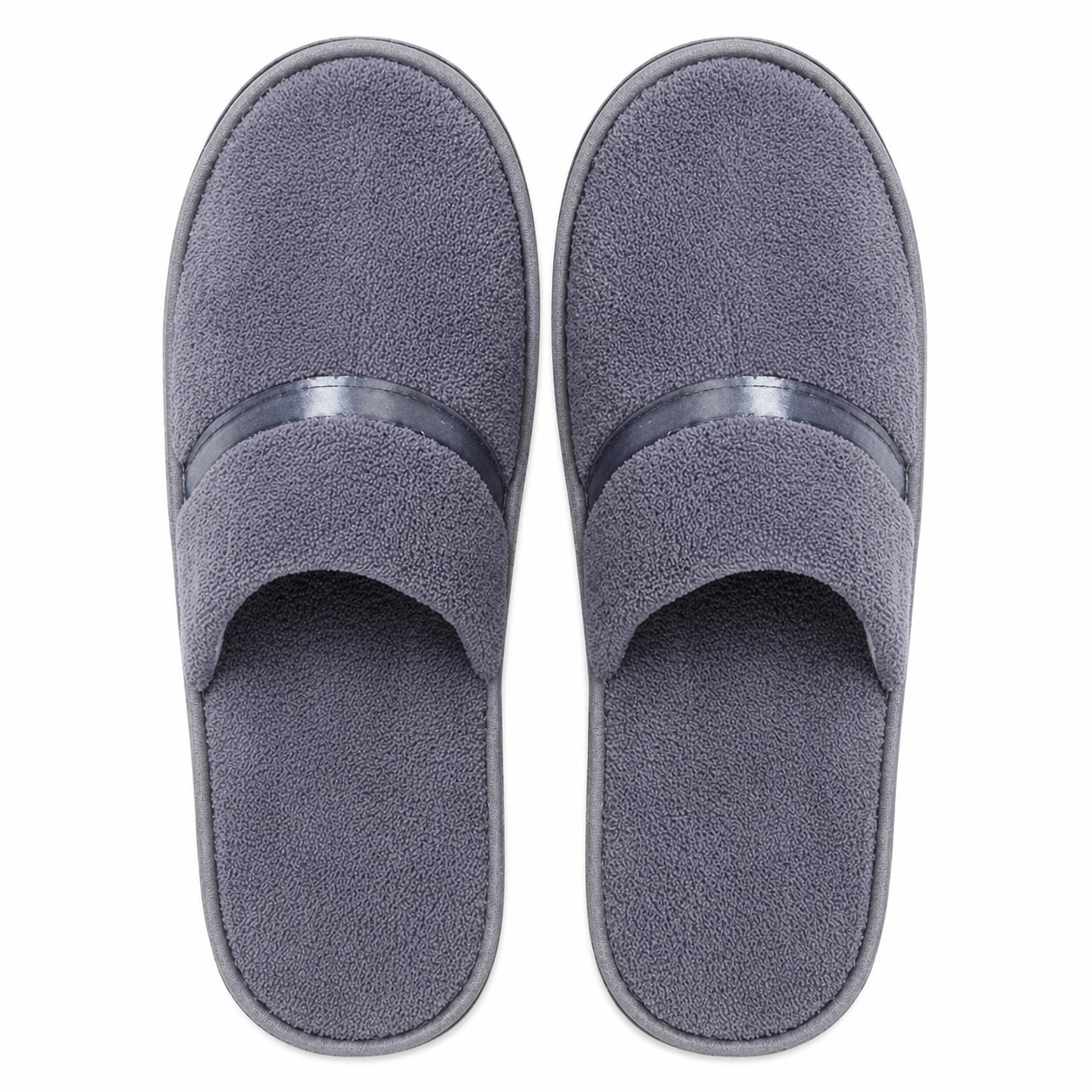 Open Toe Coral Velvet Hospitality Slippers — view 2
