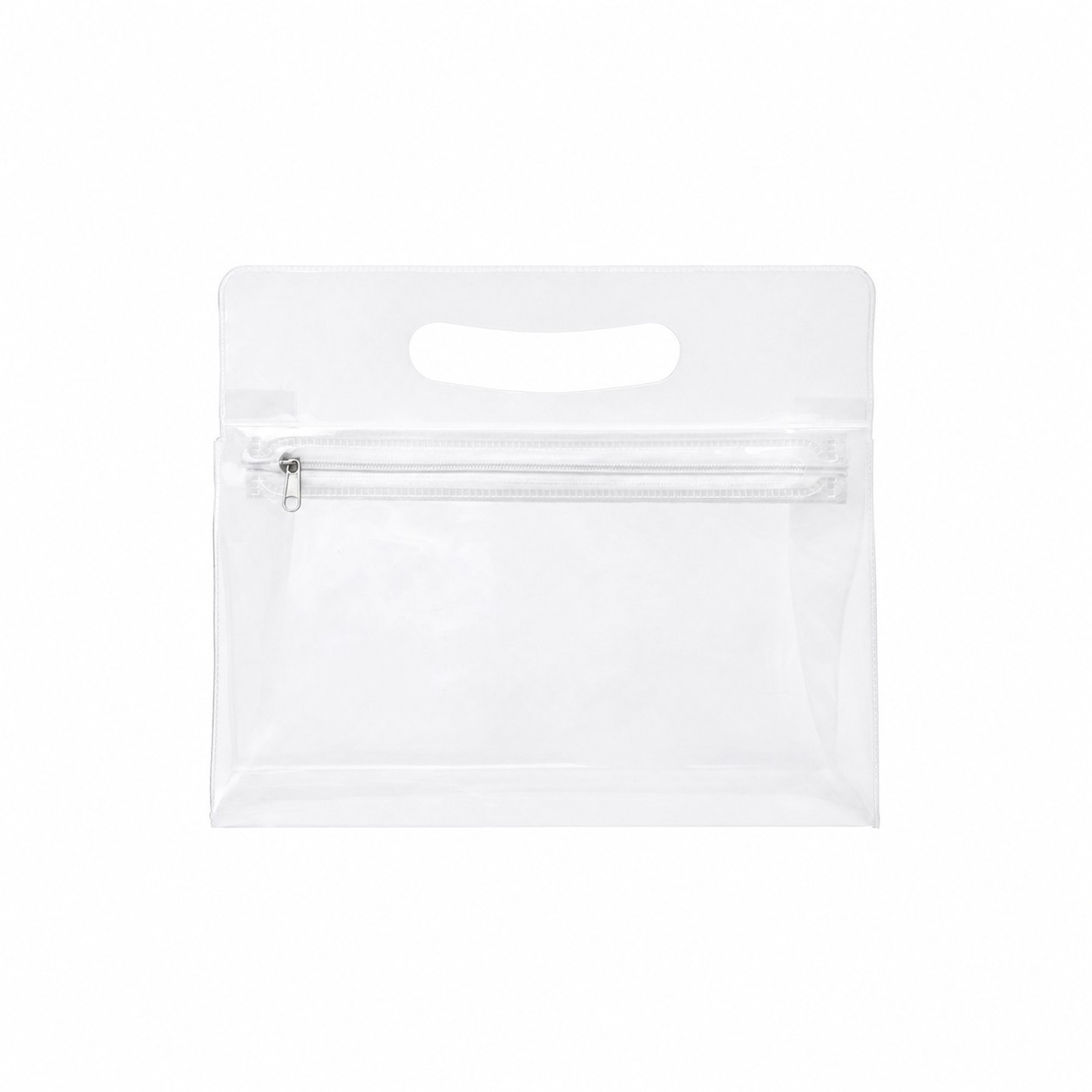 Zippered Storage Carry Bag — White