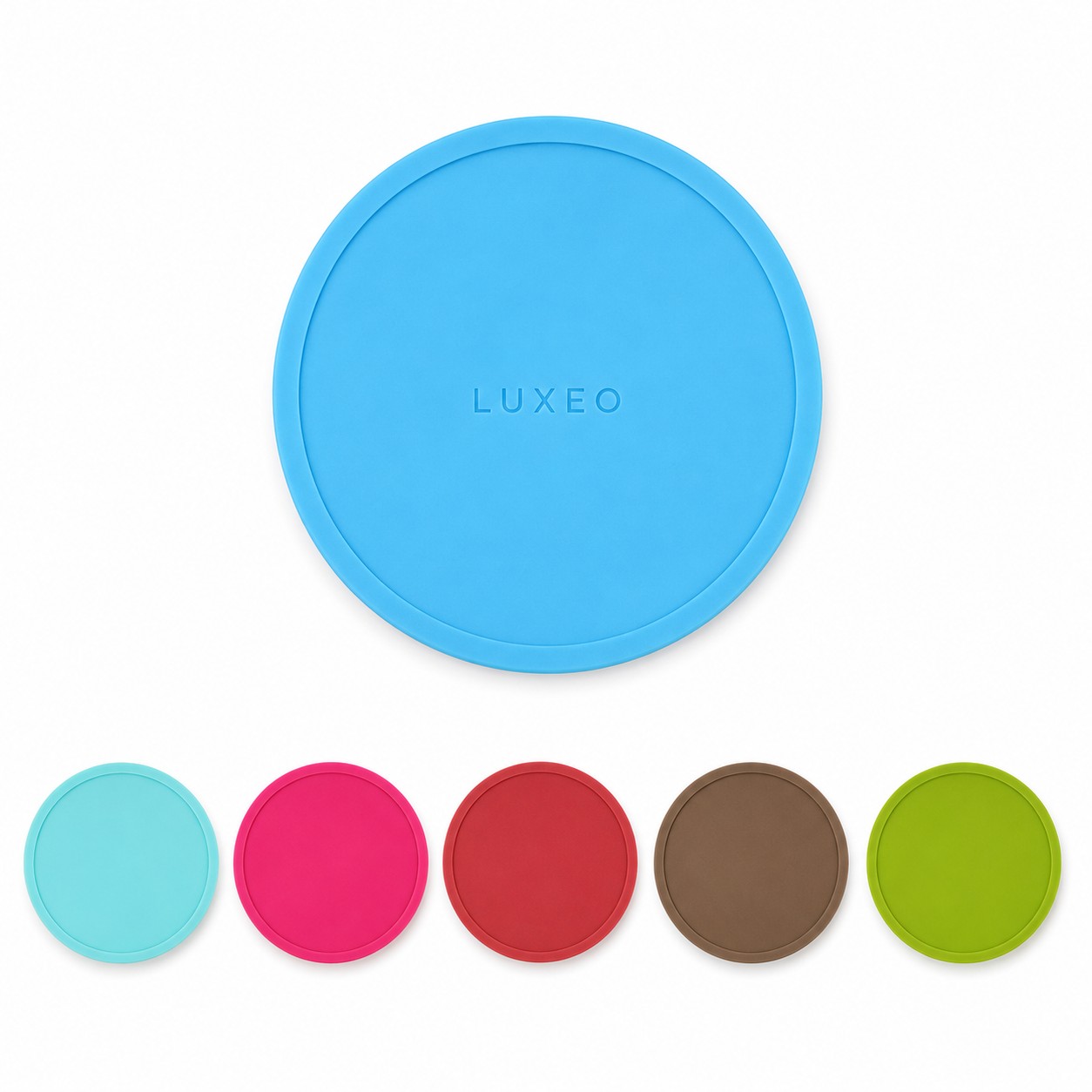 Round Dual-Purpose Silicone Coaster