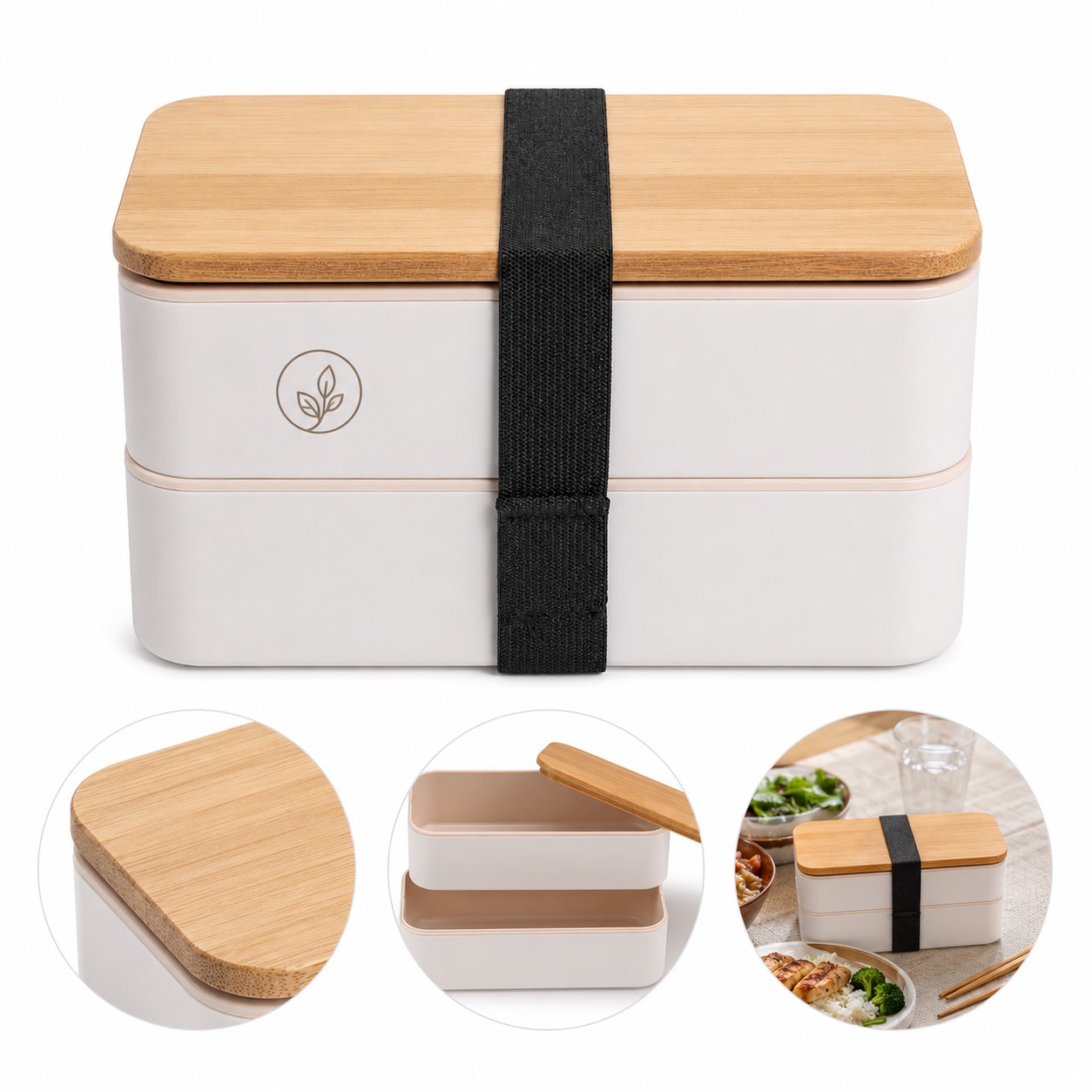 Two Tier Polypropylene Lunch Container